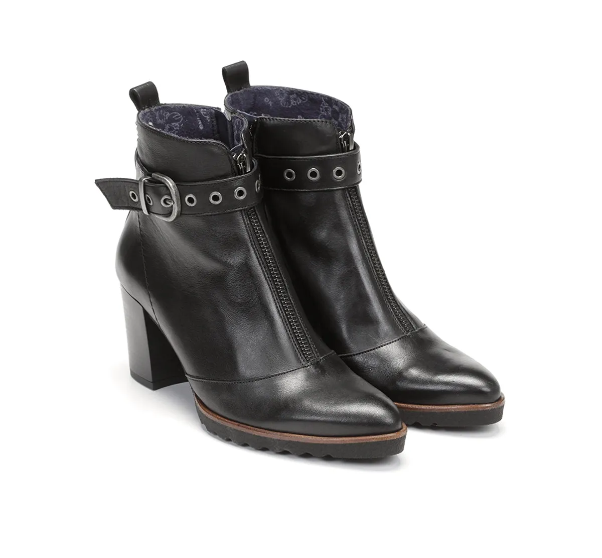 Dorking Thais D8300 Tronchetto Donna Nero con Tacco