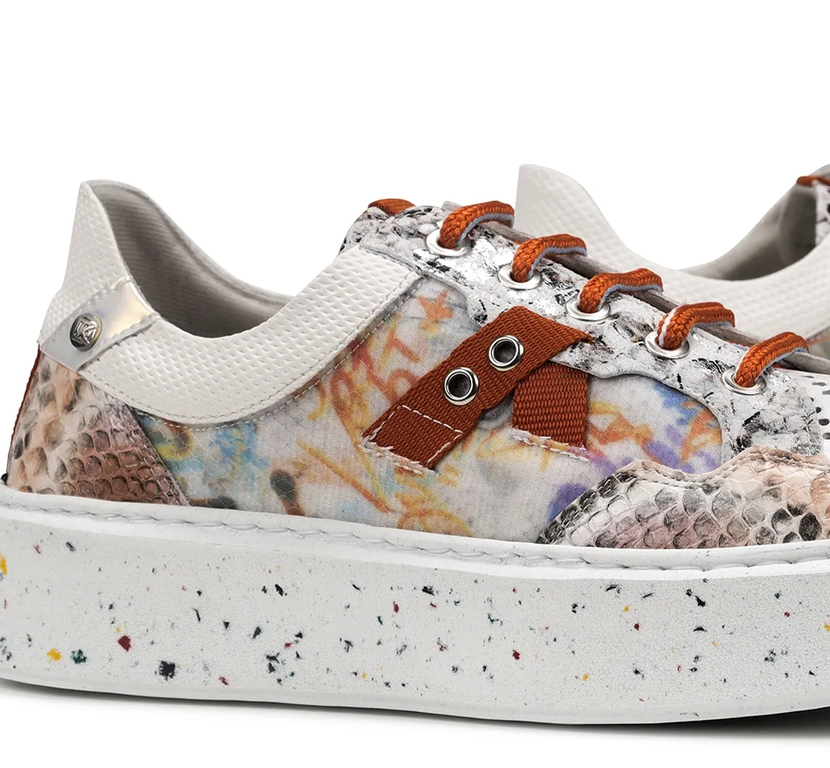 Fluchos Trozos D8751 sneakers arancioni donna