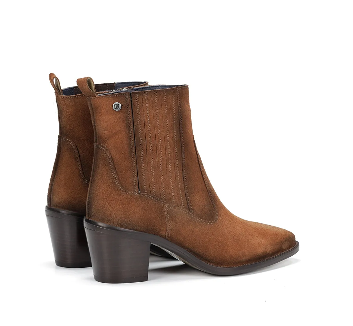 Fluchos Arwen D9425 stivaletti donna marroni tacco