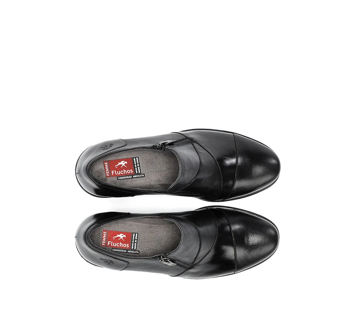 Fluchos Nydia F1802 slip on donna nere eleganti