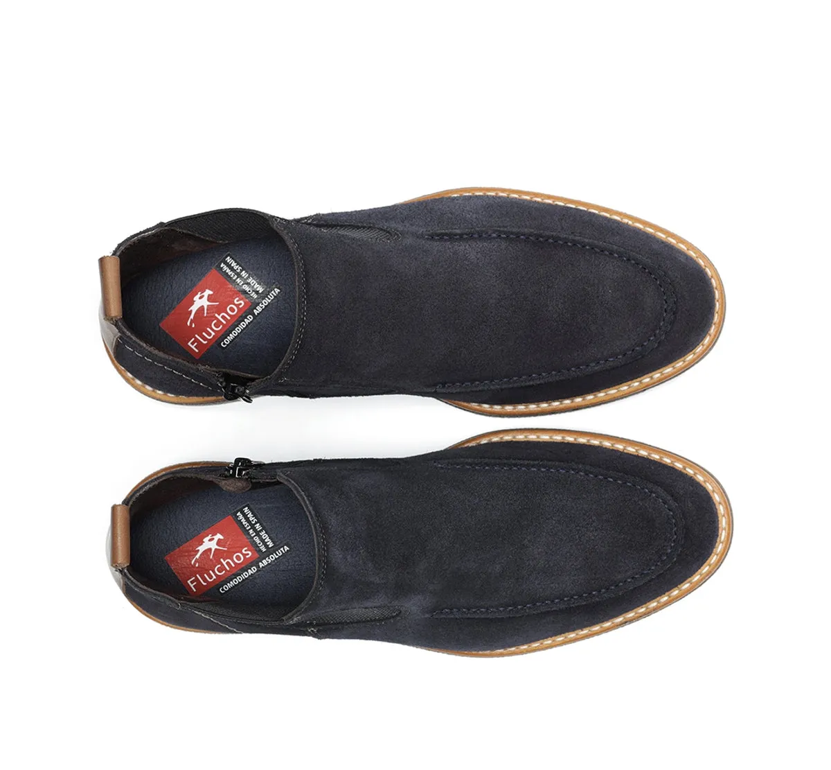 Fluchos Kasper F1821 stivaletti uomo blu comfort