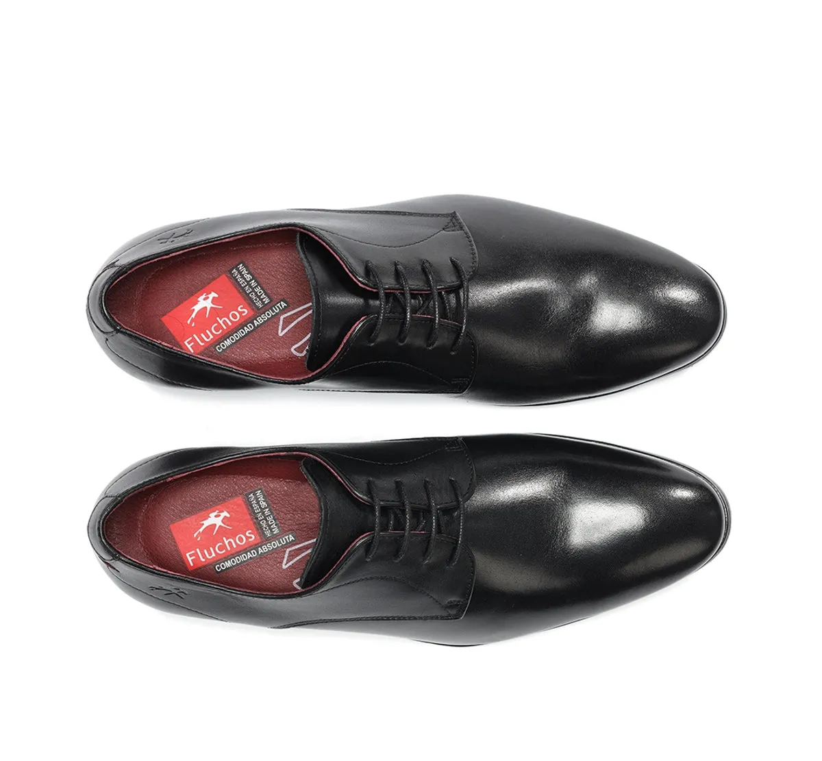 Fluchos Adam F0842 scarpe uomo nere stringate