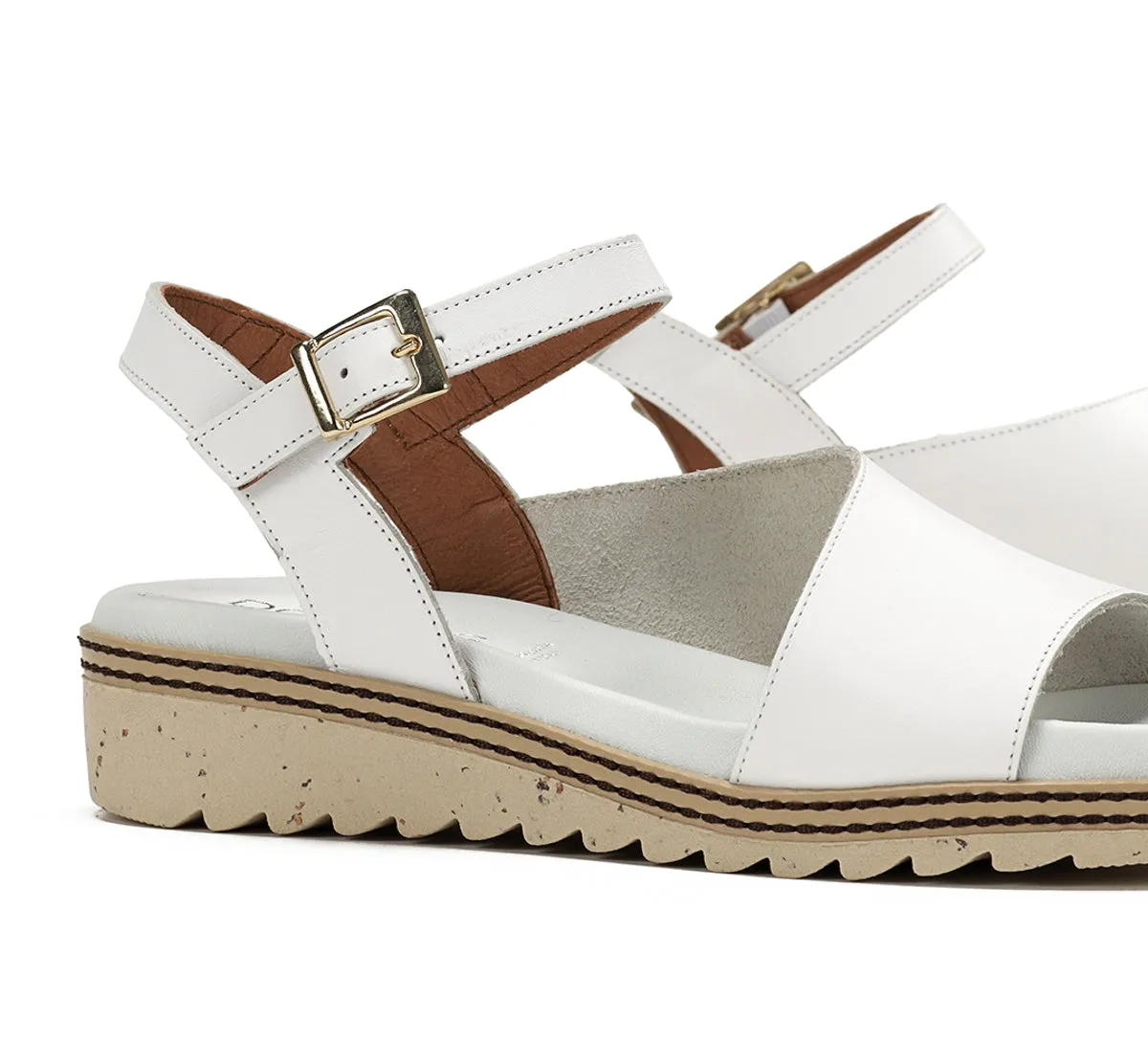 Fluchos Espe D8771 sandali bianchi donna comodi