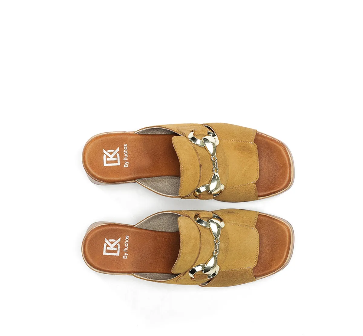 Fluchos Diamond D9284 sandali donna marrone tacco