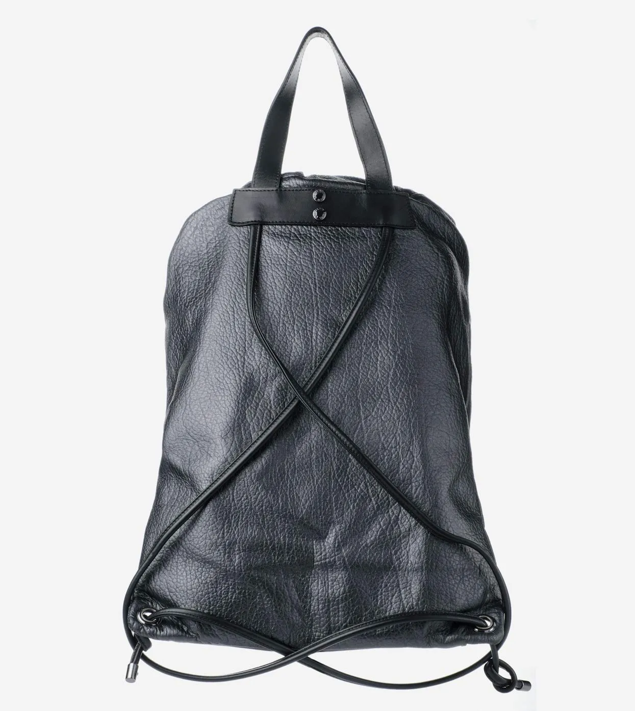 Alexander Smith Zaino pelle bottalata vernice bottoni 26x39