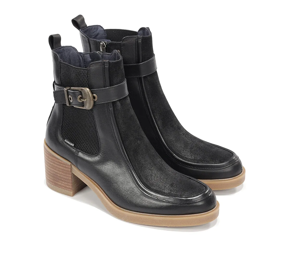 Fluchos Aroma D9755 stivaletti neri donna comodi