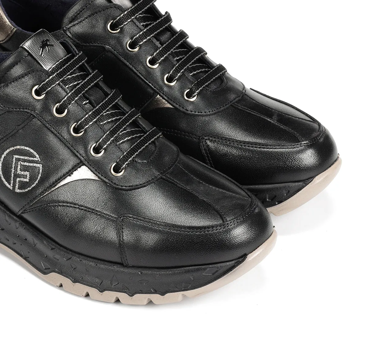 Fluchos Nexus F2309 sneakers donna nero pelle