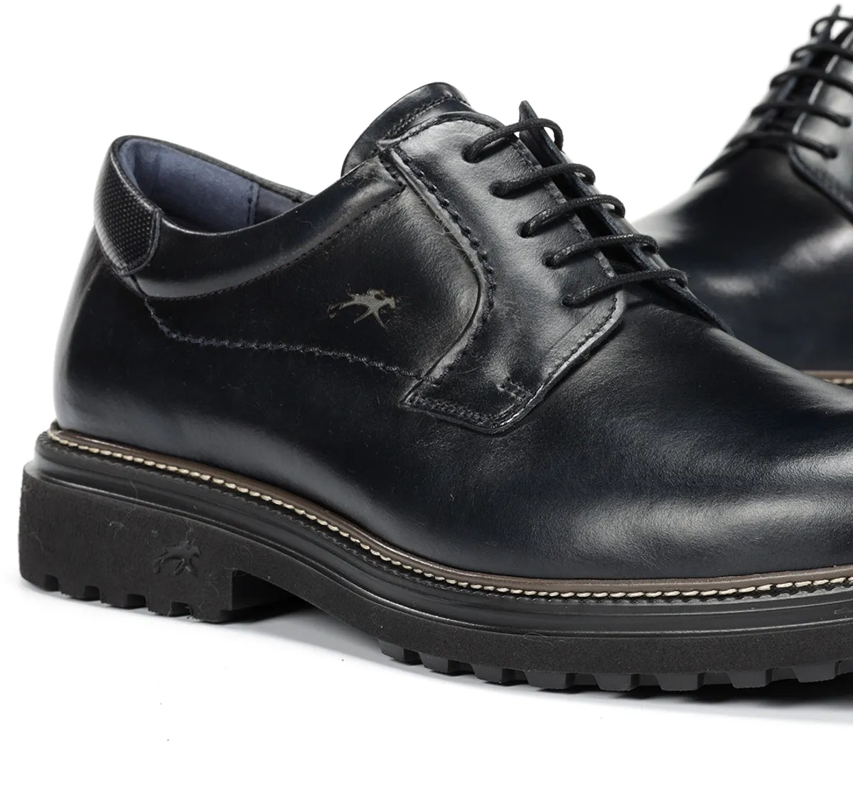 Fluchos Lincon F2054 scarpe blu classiche uomo