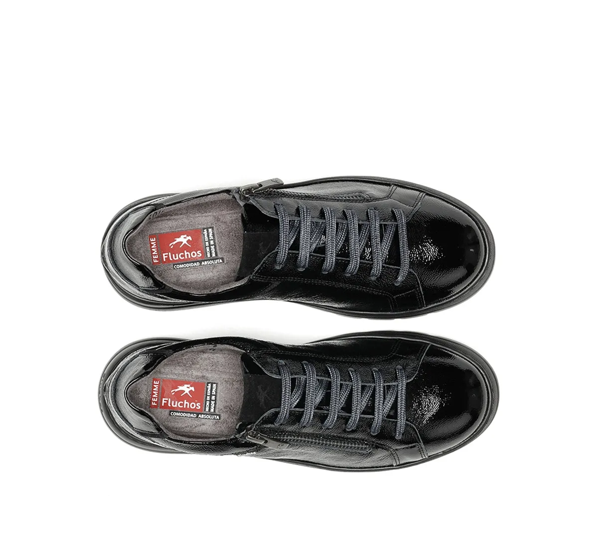 Fluchos Pompas F1666 sneakers nere donna leggere