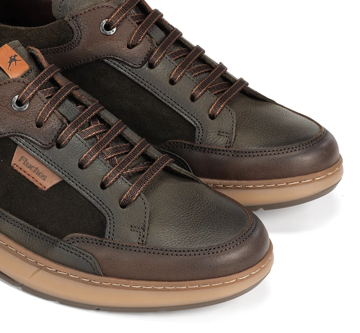 Fluchos Jeff F2279 Sneakers Uomo Verdi Pelle