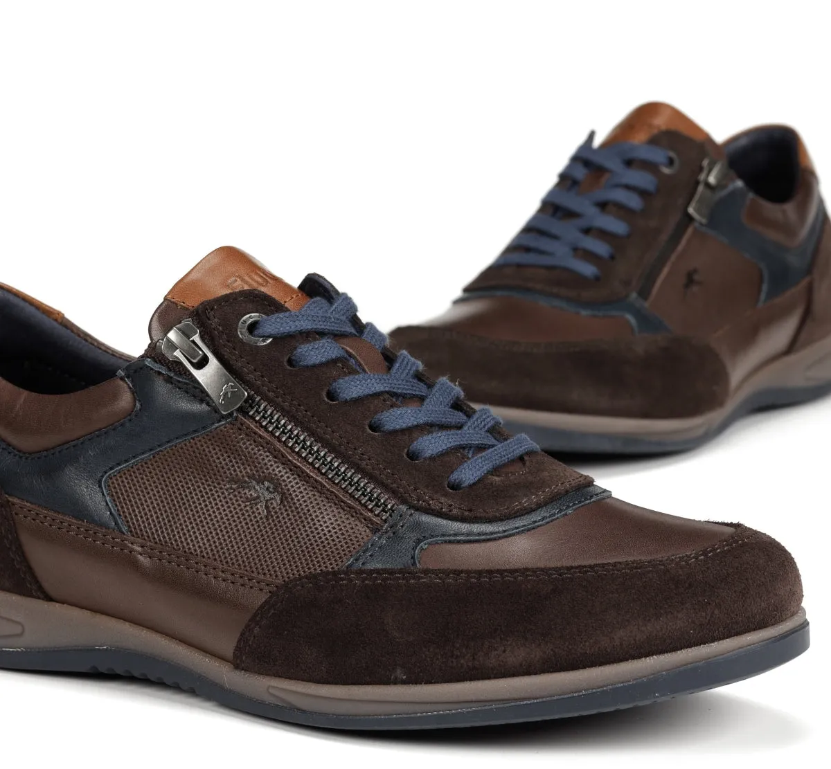 Fluchos Daniel F1288 sneakers uomo marroni casual