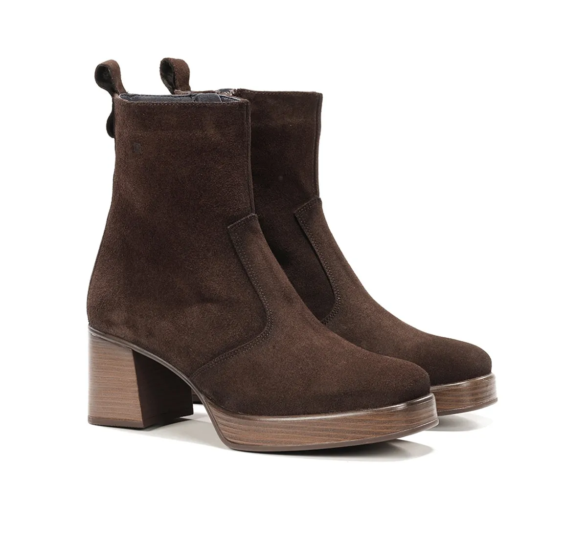 Dorking Cristel D9157 stivaletti donna marrone con platform