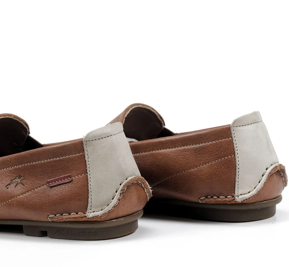 Fluchos Dorian F1173 mocassini uomo marrone casual
