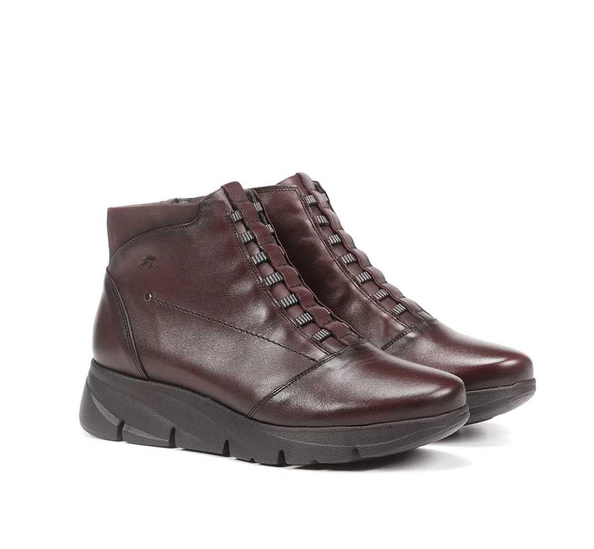 Fluchos Bona F1358 stivaletti donna bordeaux leggeri