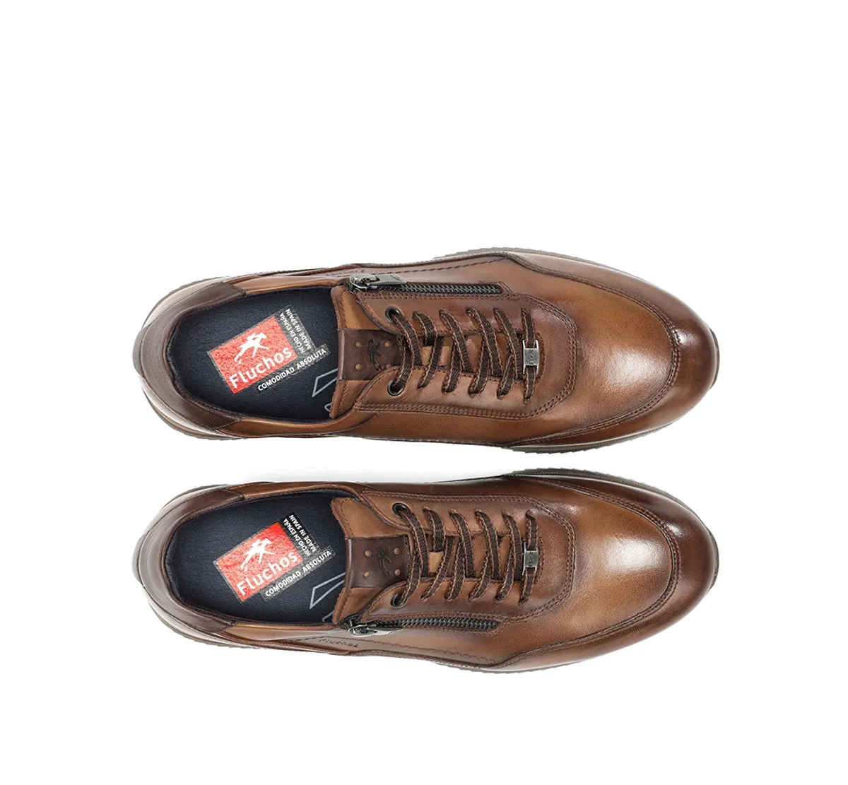 Fluchos Samir F2264 sneakers uomo marroni casual
