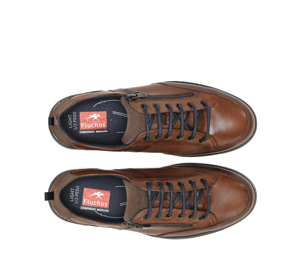 Fluchos Atlas F0298 sneakers uomo marroni pelle