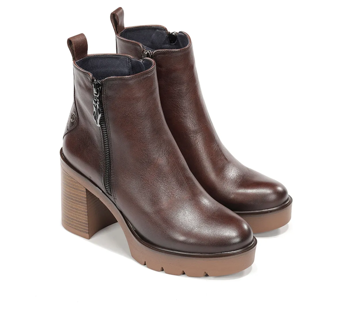 Dorking Alert D9562 stivaletti donna marroni tacco
