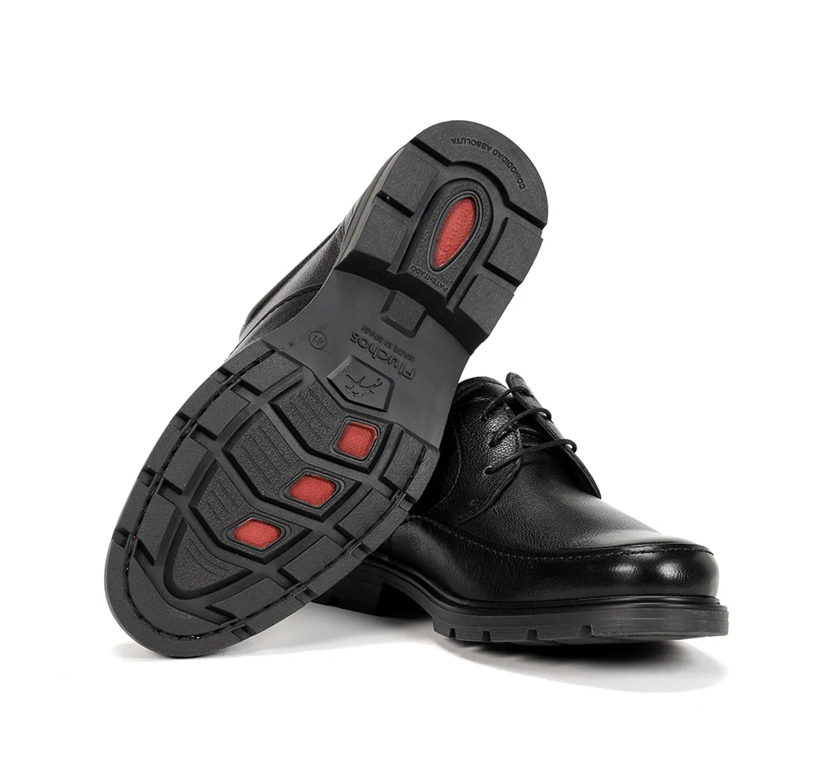 Fluchos Fredy F1607 scarpe uomo nere ufficio