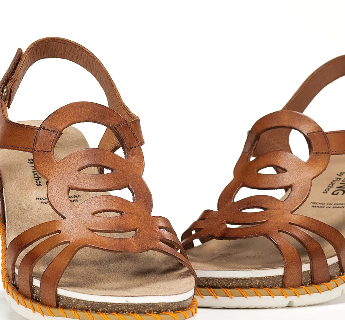 Fluchos Sport D9322 sandali marroni donna leggeri