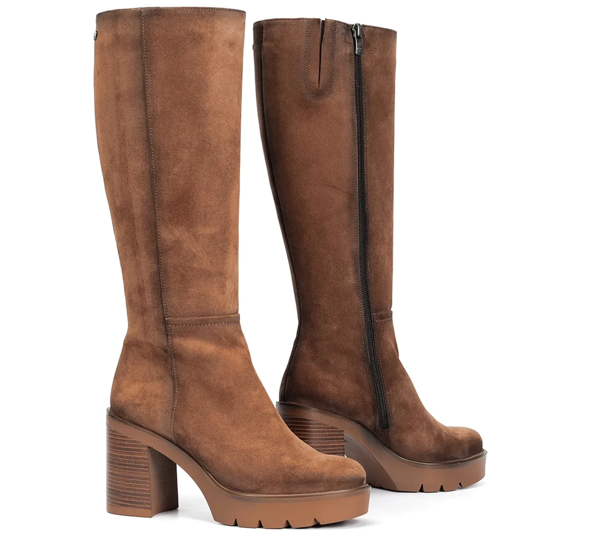 Fluchos Alert D9559 stivaletto donna marrone tacco
