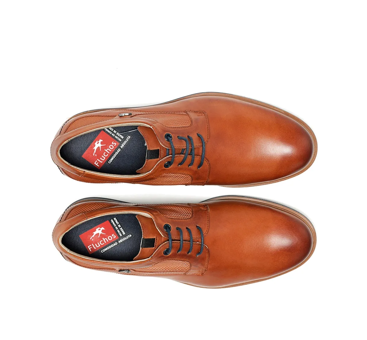 Fluchos Tristan F1744 scarpe uomo marroni comode