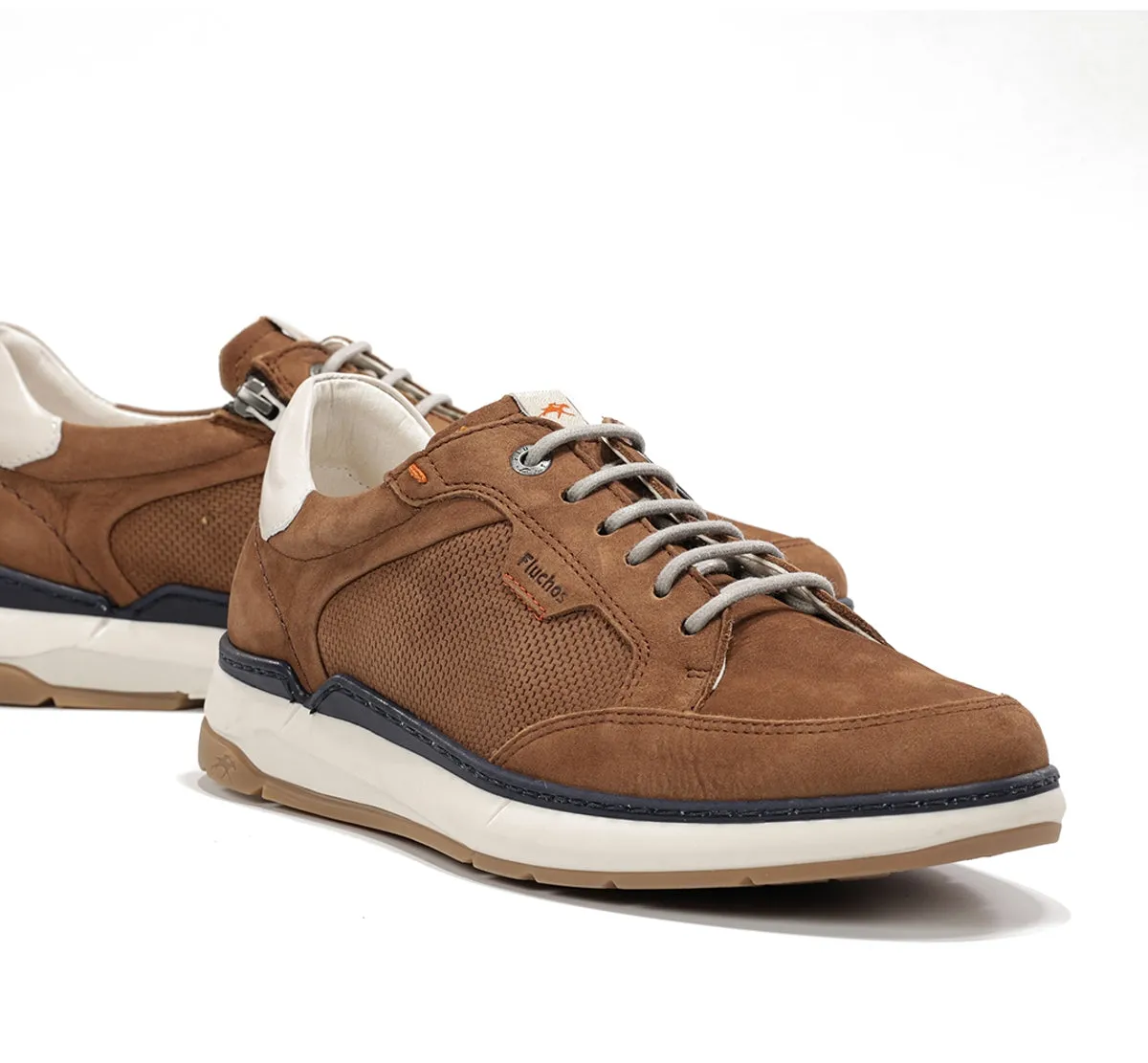 Fluchos Jeff F2211 sneakers marroni casual uomo