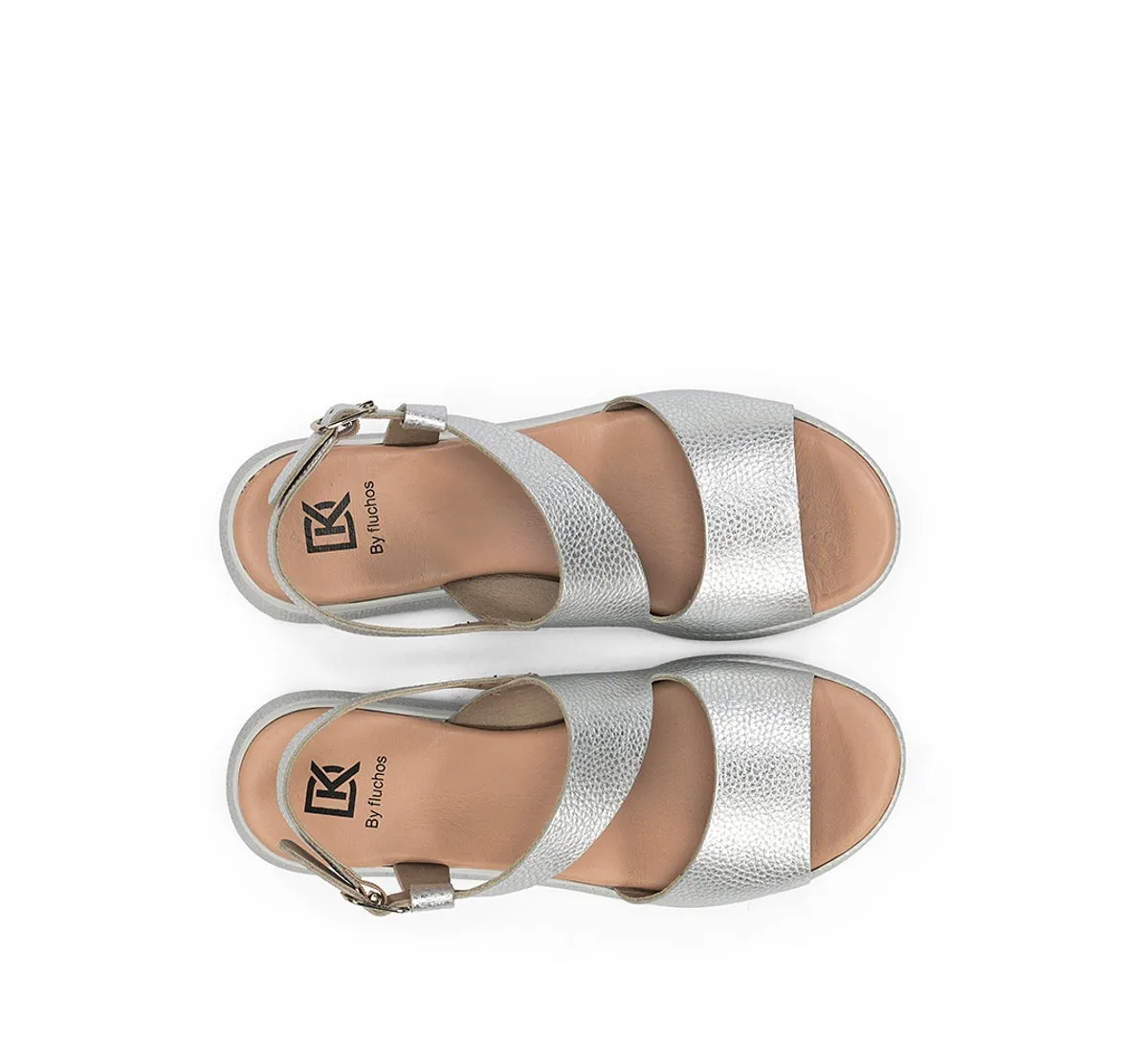 Dorking Ever D9495 sandali donna argento fibbia