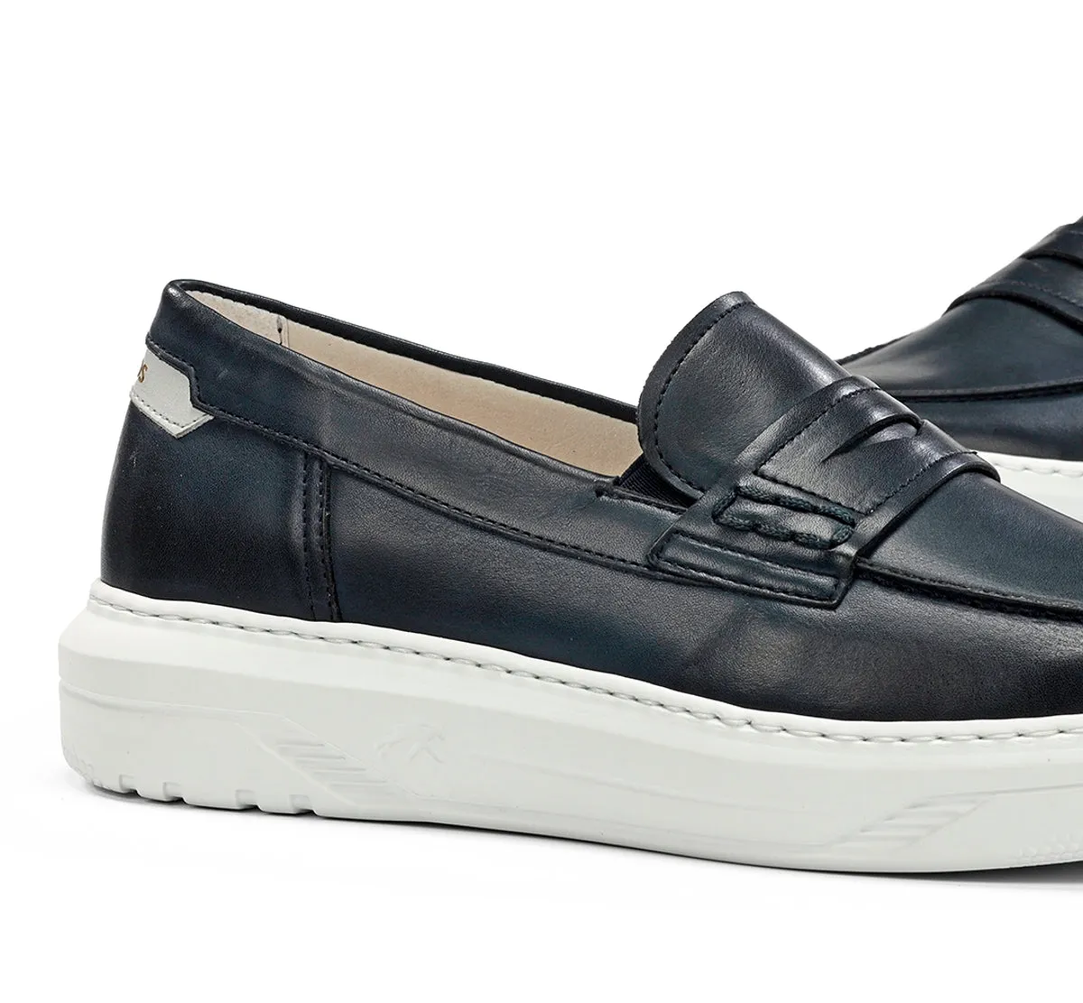Fluchos Boston F2224 mocassini uomo blu