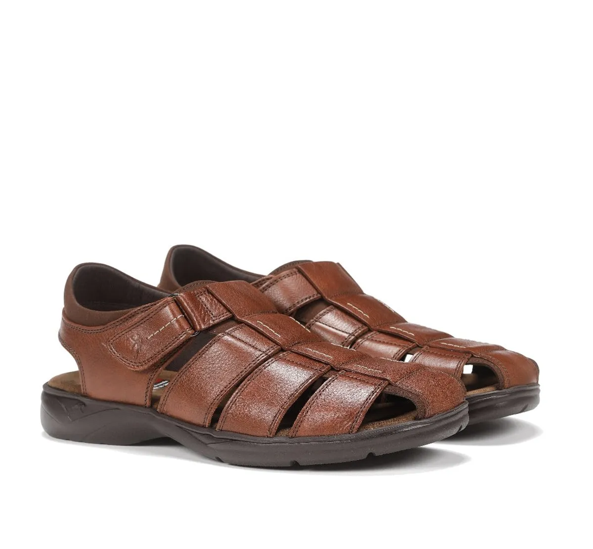 Fluchos Dozer F0533 sandali uomo marroni velcro