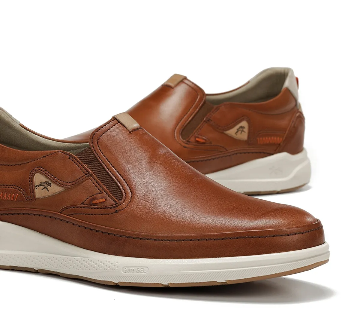 Fluchos Kadir F2445 slip on uomo marroni leggeri