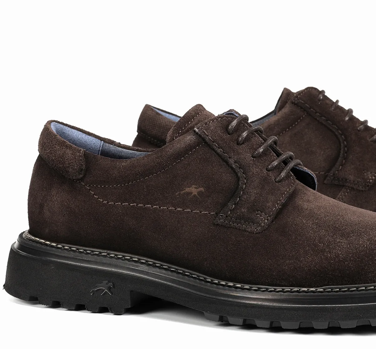 Fluchos Lincon F2054 scarpe uomo marrone cucite