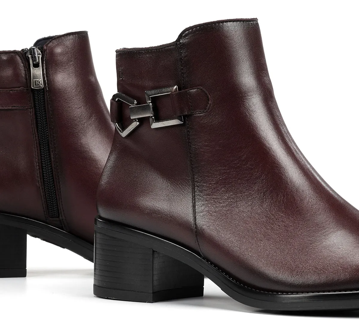 Fluchos Chiara D9347 stivaletti donna bordeaux tacco