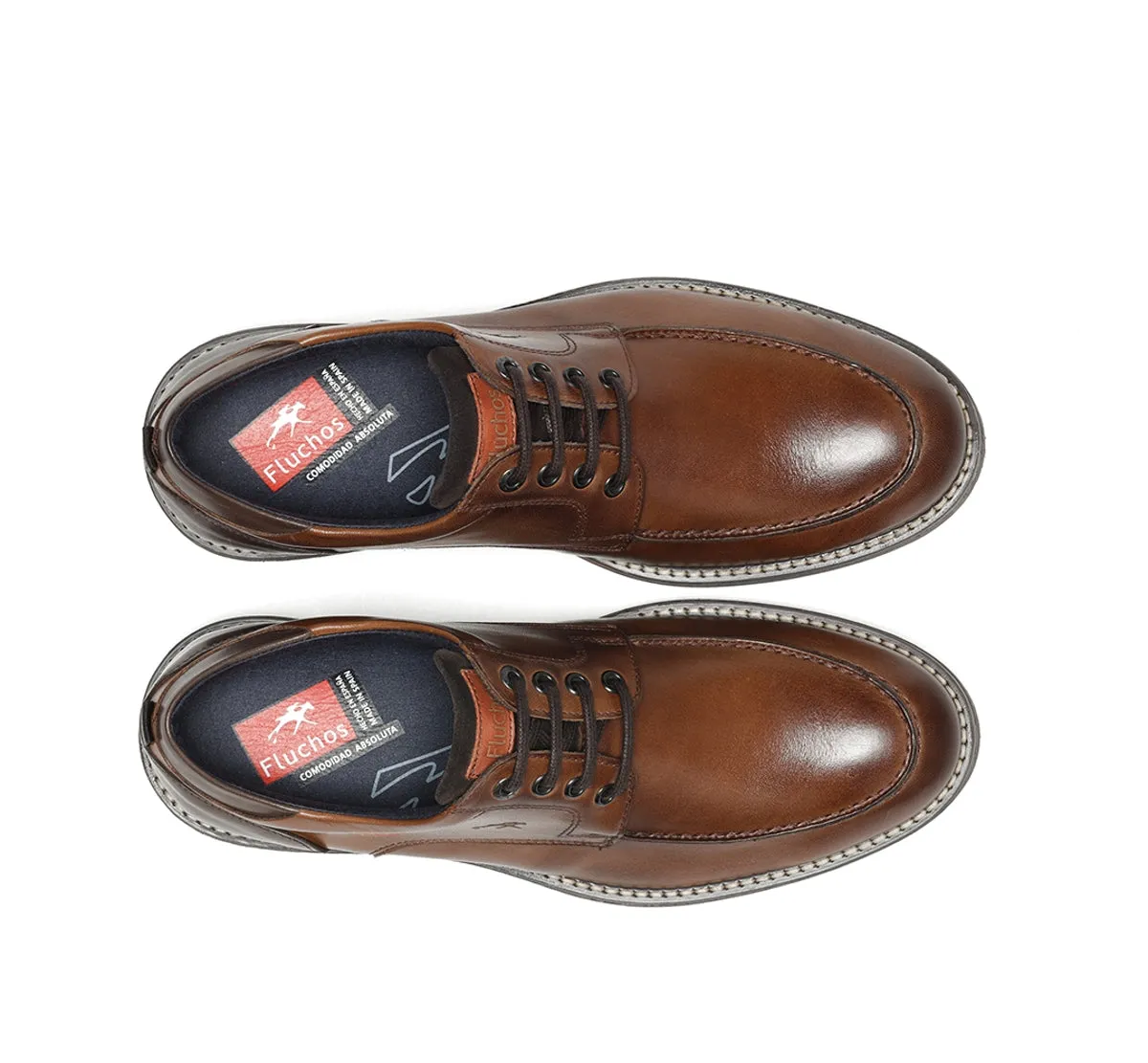 Fluchos Terry F1291 scarpe marroni uomo casual