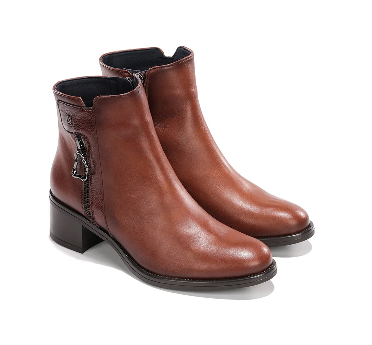 Fluchos Chiara D9434 stivaletti marrone tacco donna