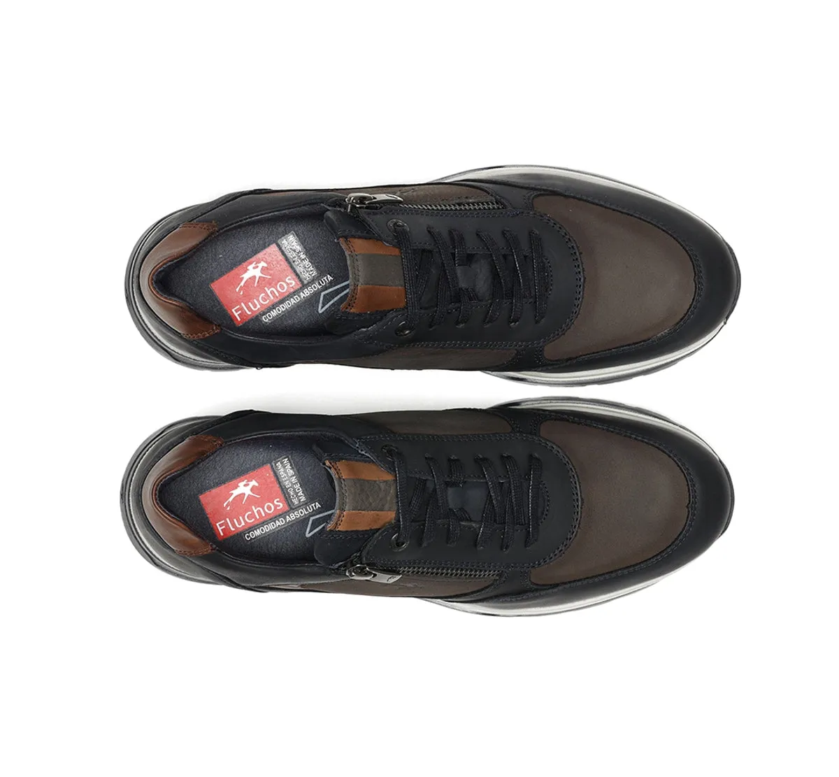 Fluchos Louis F1603 sneakers blu in pelle