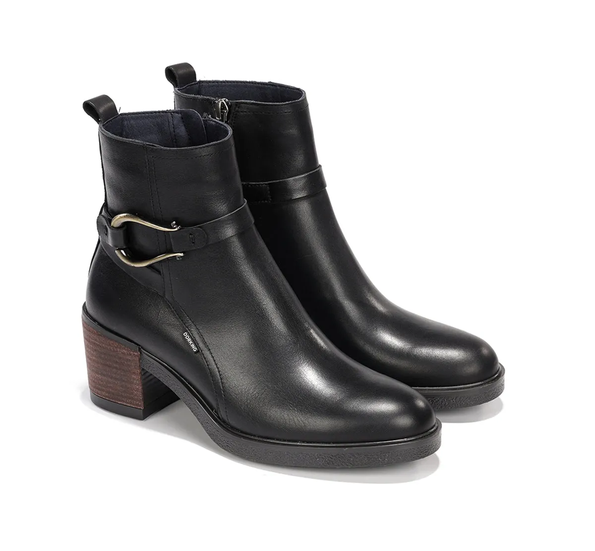 Fluchos Aroma D9754 stivaletti donna neri alla caviglia