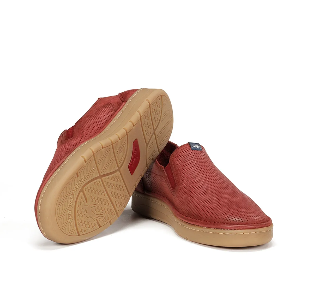 Fluchos Leo F1946 slip on rosse uomo