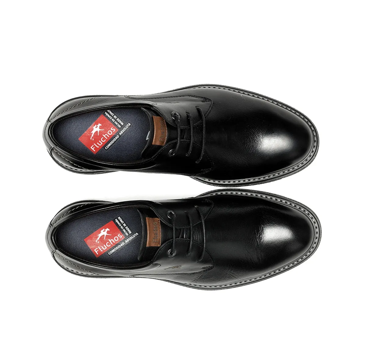 Fluchos Kasper F1815 scarpa uomo nero elegante