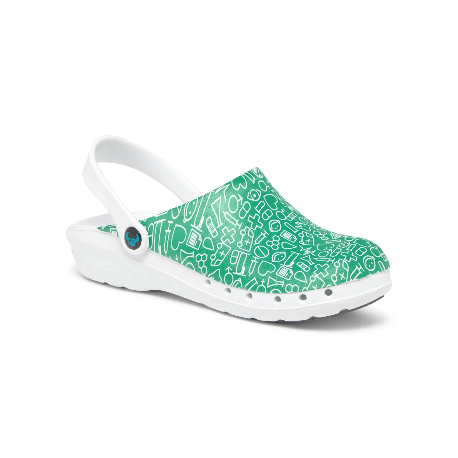 Suecos Oden+ Green Print zoccoli verdi sanitari