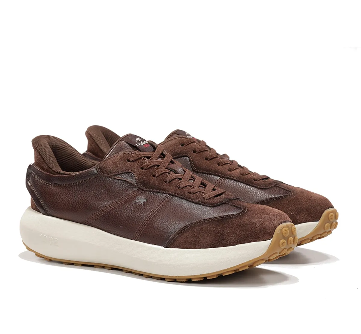 Fluchos Clay F2557 sneakers marroni uomo in pelle