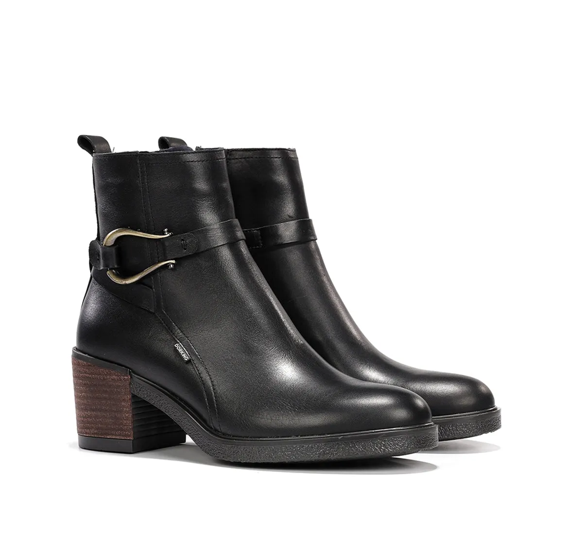 Fluchos Aroma D9754 stivaletti donna neri alla caviglia