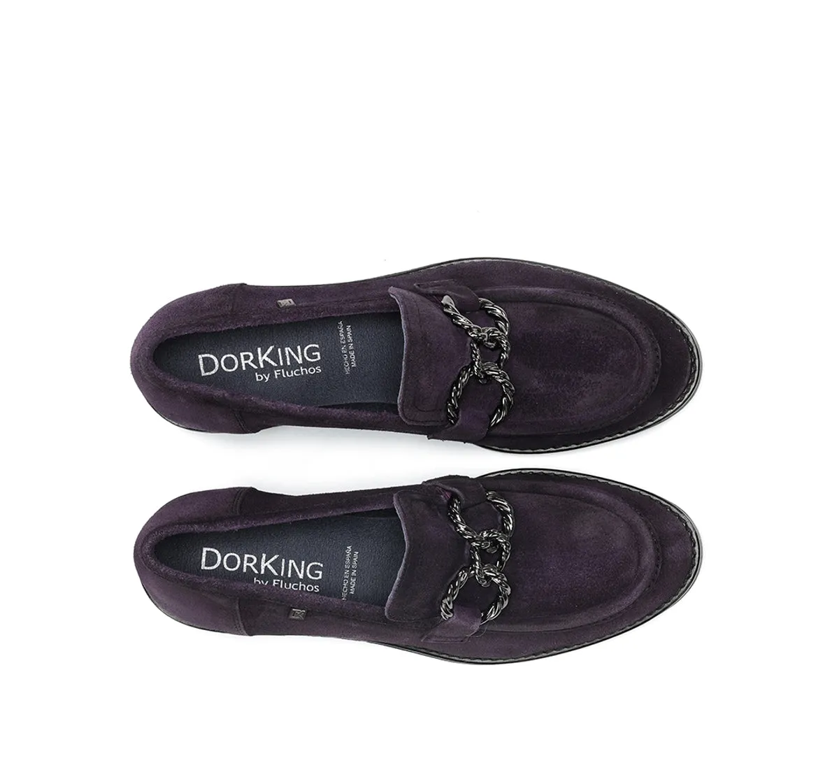Dorking Harvard D9117 mocassino donna viola pelle