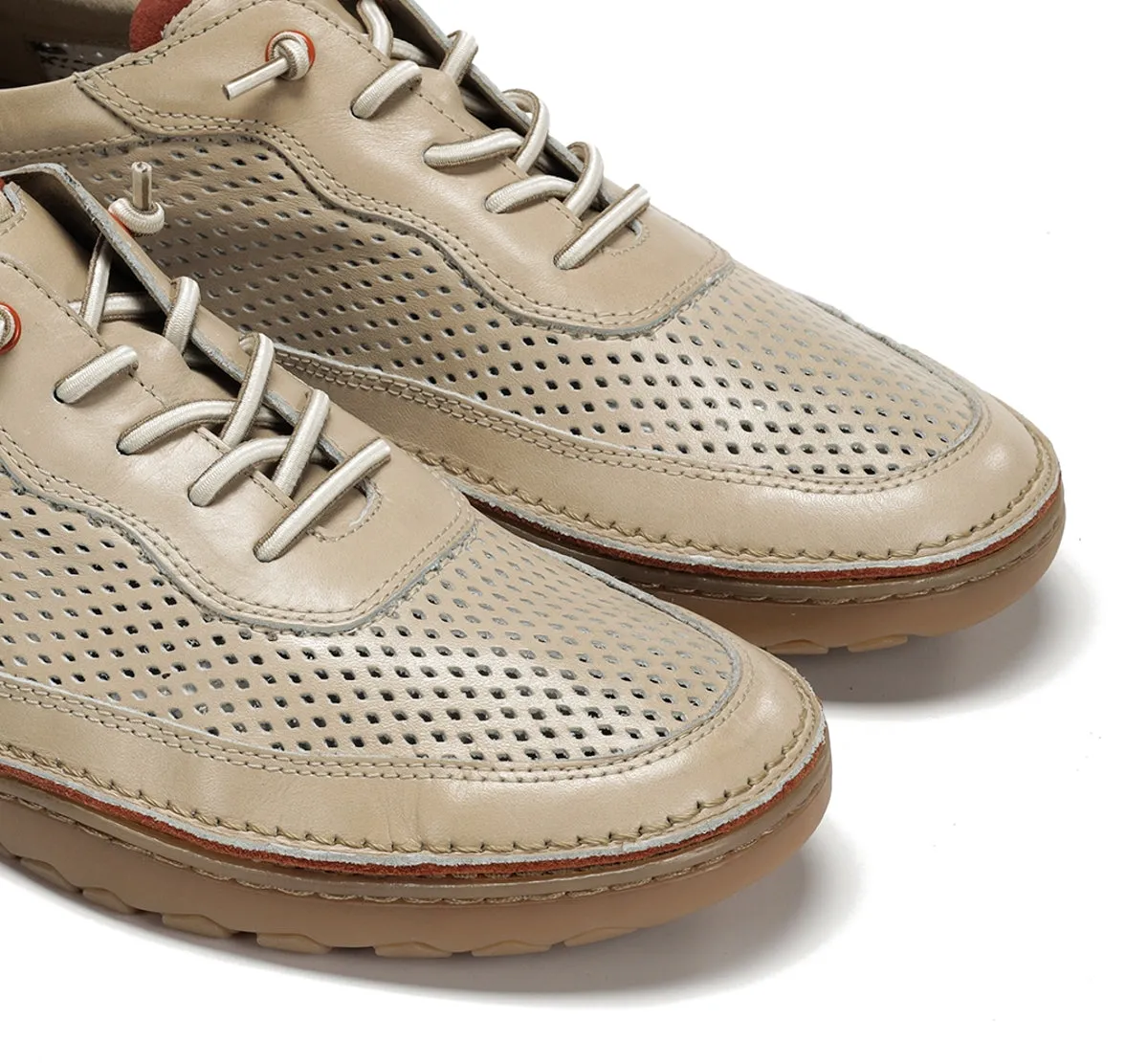 Fluchos Lenox F2219 sneakers uomo beige pianta larga