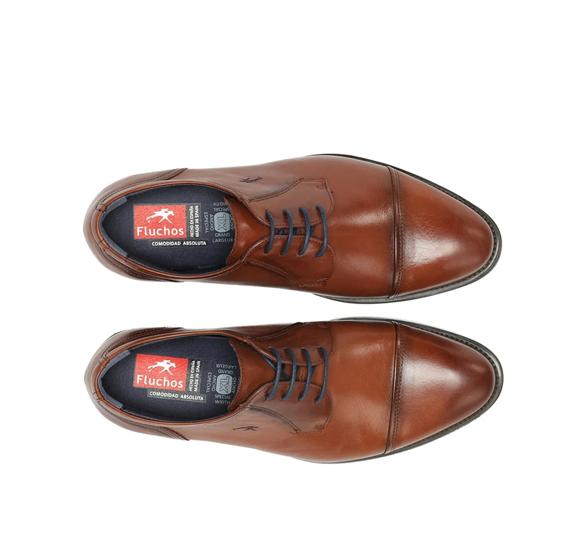 Fluchos Heracles 8412W scarpa marrone uomo larga