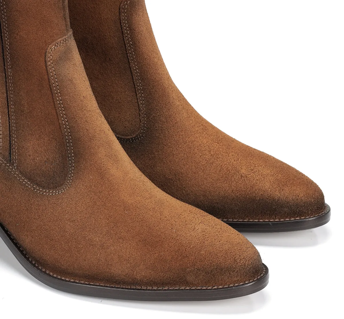 Fluchos Arwen D9425 stivaletti donna marroni tacco