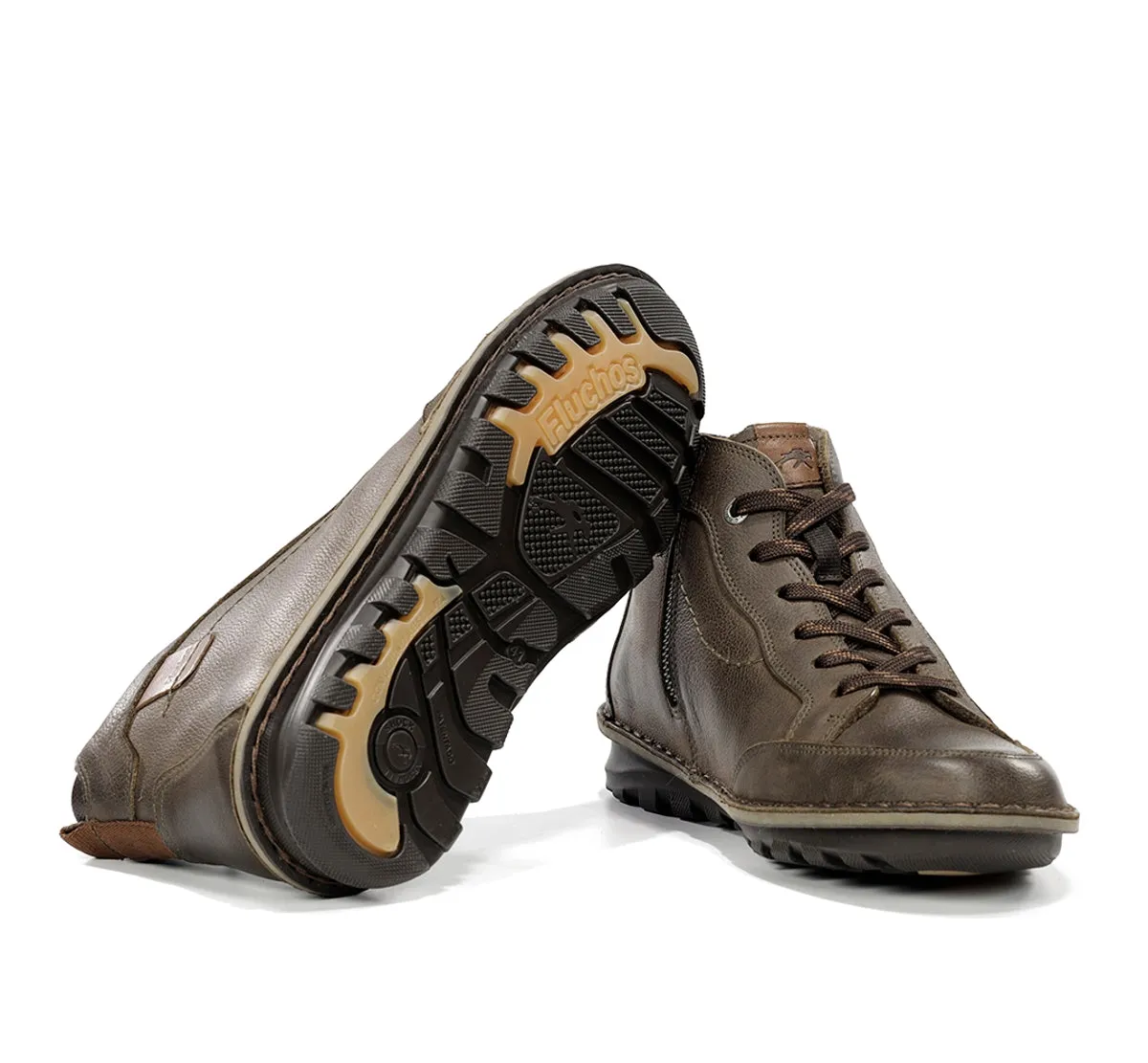 Fluchos Alvin F2261 polacchi uomo verdi comfort