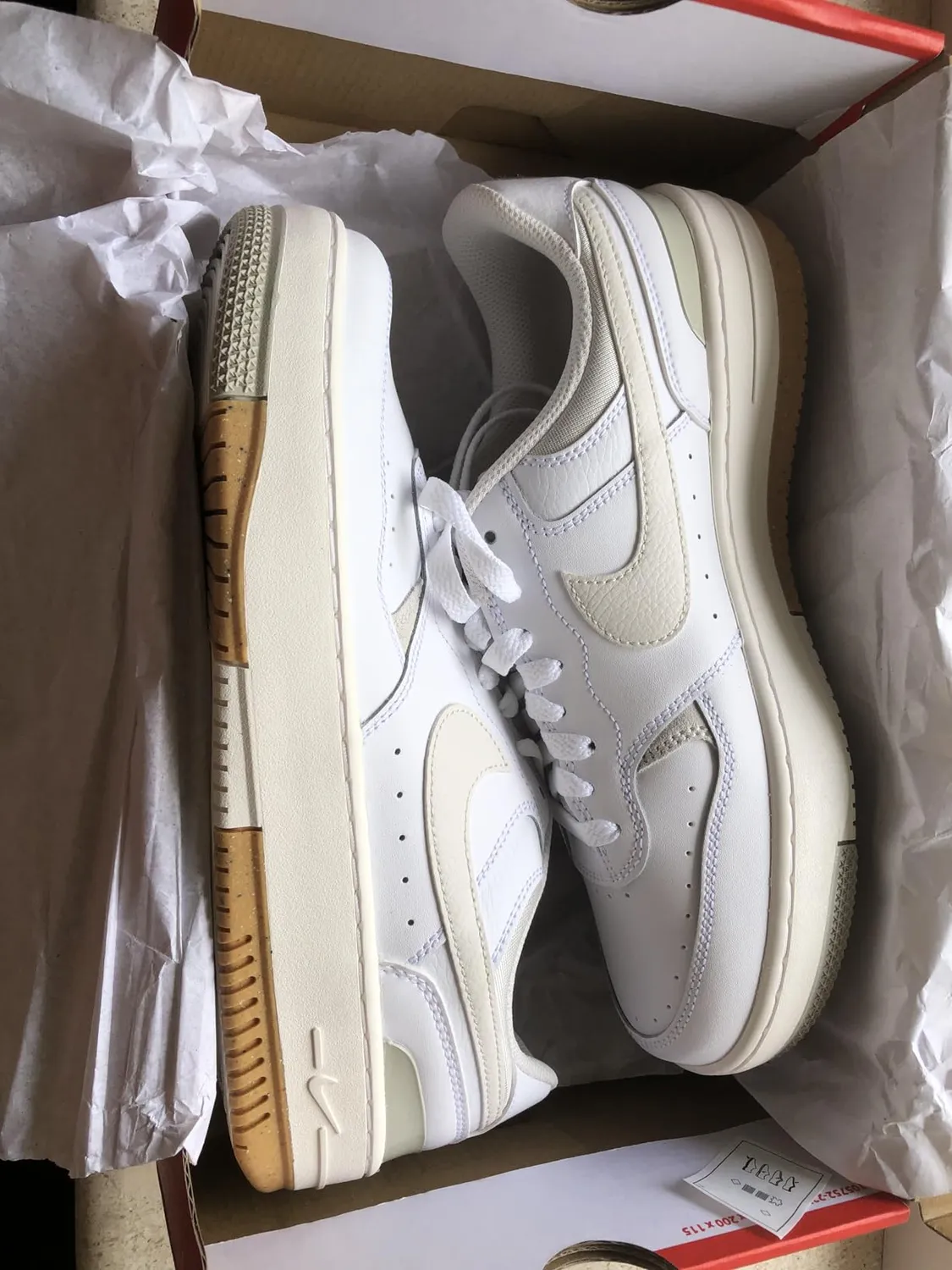 Nike Gamma Force sneakers donna basse pelle piattaforma