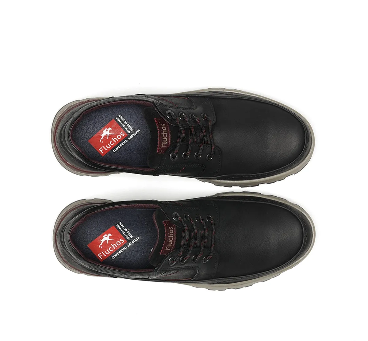 Fluchos Sigurd F1843 scarpe uomo nere ammortizzate