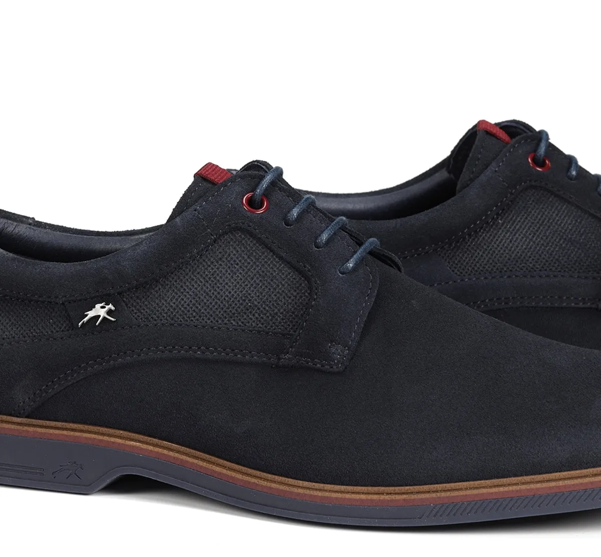 Fluchos Tristan F1857 scarpe uomo blu pianta larga