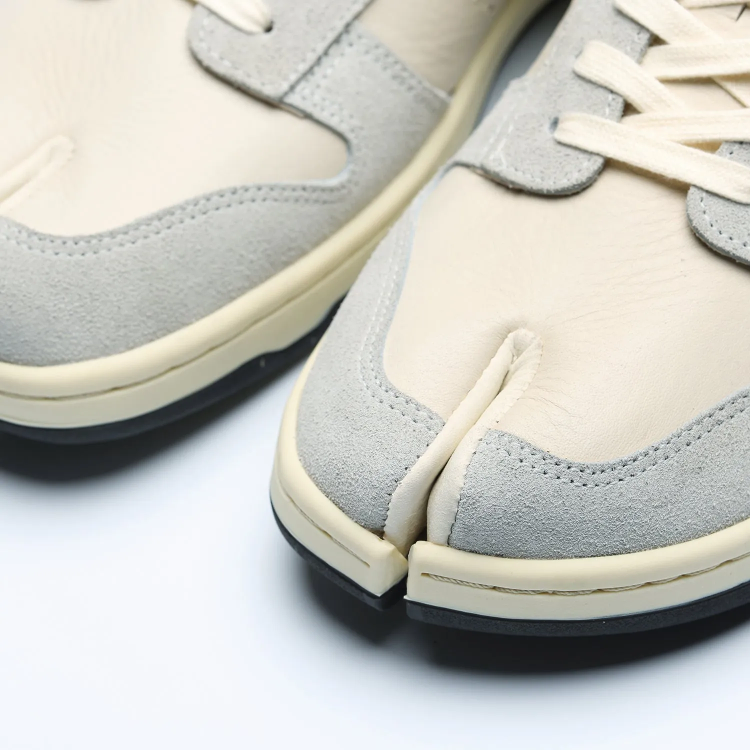 Tabito 16 Leap Trainer-Low sneakers tabi bianche 38 pelle